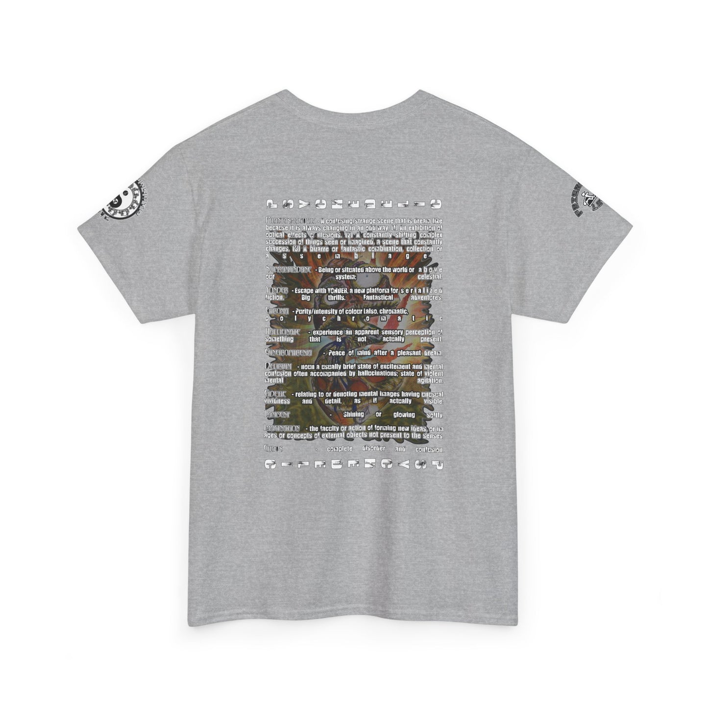 Psychedelic Mushroom Unisex Tee - Vibrant Colors Abstract Design