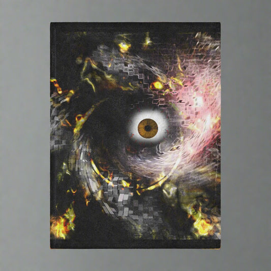 Cosmic Eye Minky Soft Throw Blanket