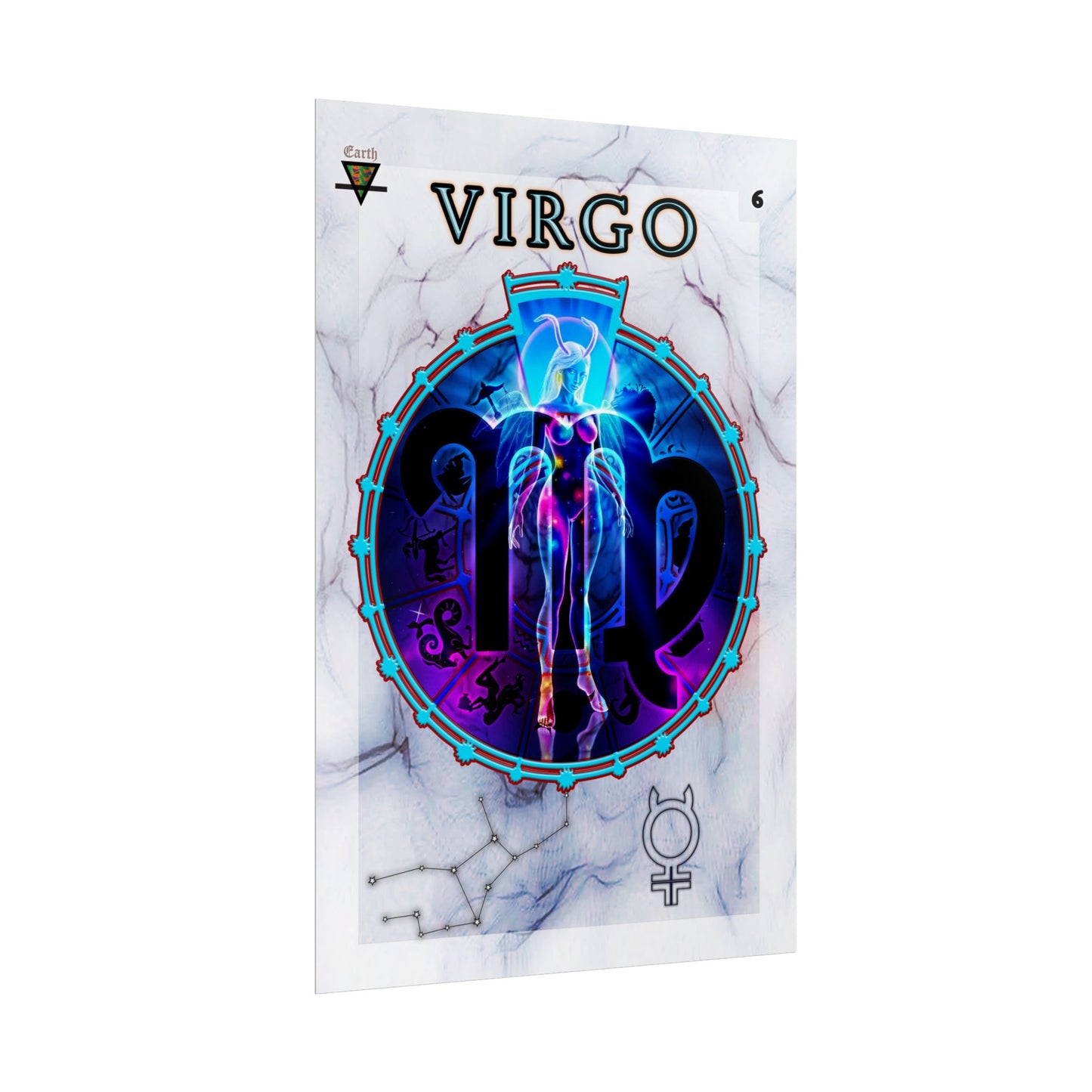 Virgo - Celestial Purity Poster
