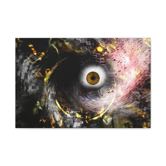 Abstract cosmic Eye Wall Art