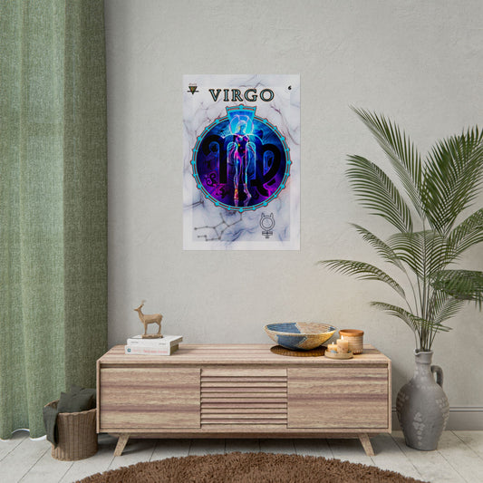 Virgo - Celestial Purity Poster