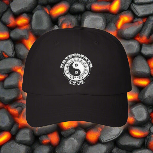 Yin Yang Friendship and Love dad cap hat