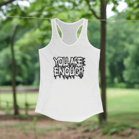 Gothic Sports Tank Top, You Are Enough