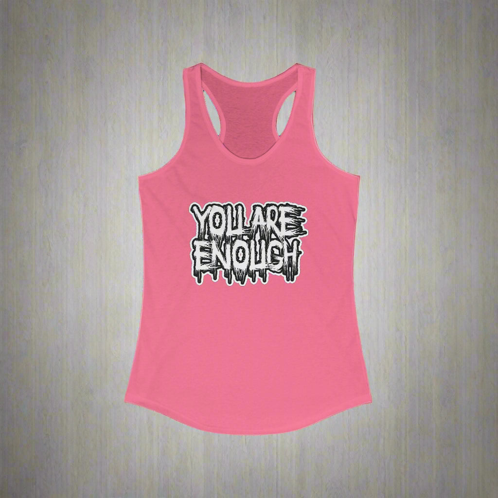 Gothic Sports Tank Top, You Are Enough