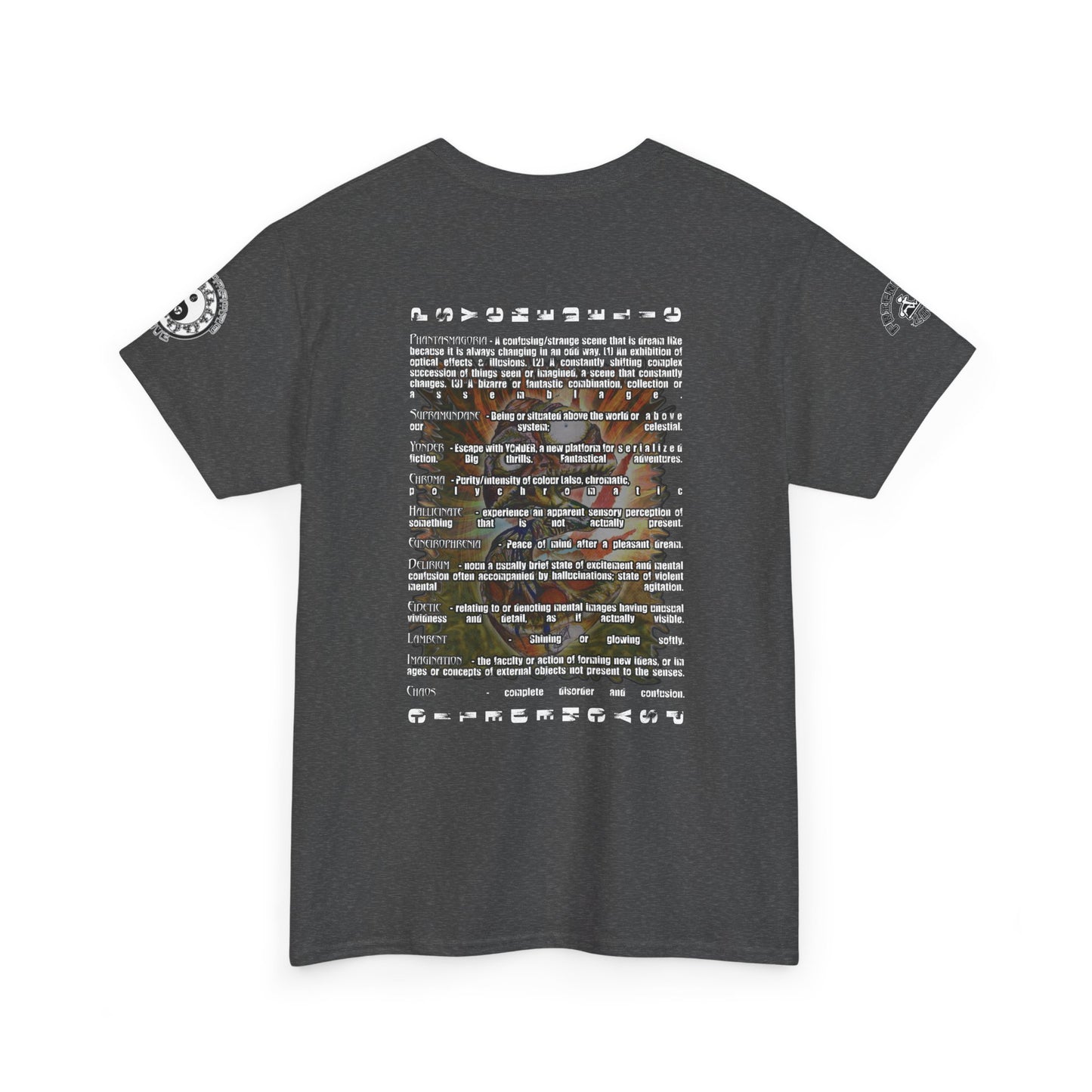 Psychedelic Mushroom Unisex Tee - Vibrant Colors Abstract Design