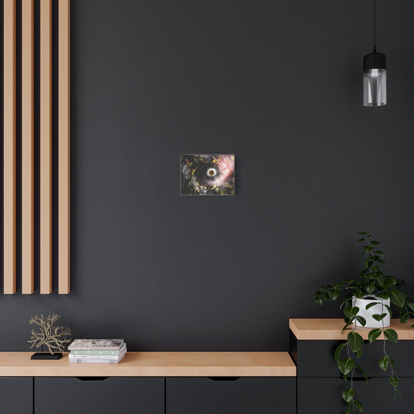 Abstract cosmic Eye Wall Art