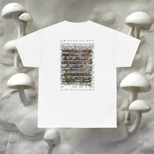 Psychedelic Mushroom Mary-Jane Leaf Tee