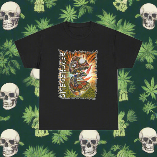 Psychedelic Mushroom Mary-Jane Leaf Tee
