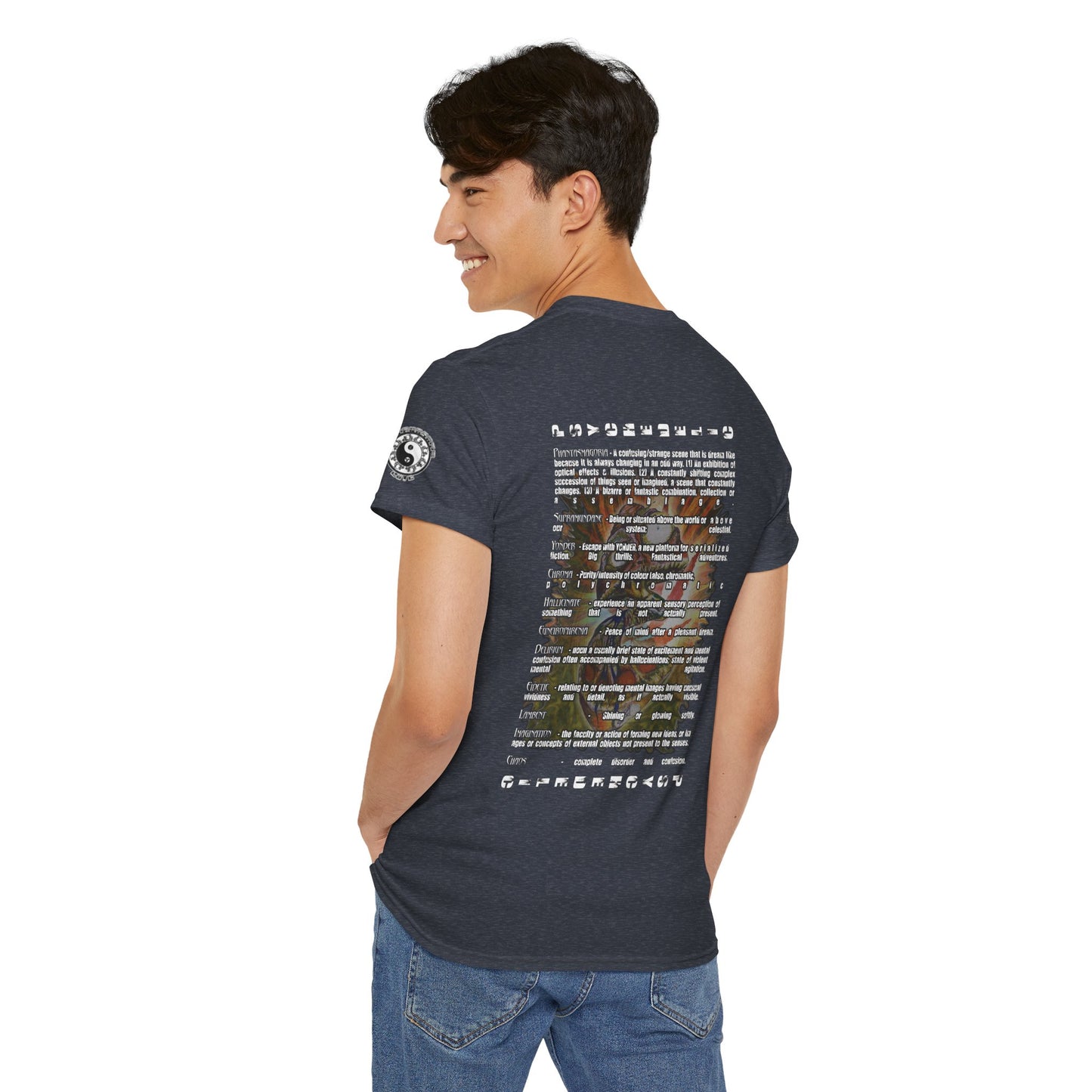 Psychedelic Mushroom Unisex Tee - Vibrant Colors Abstract Design
