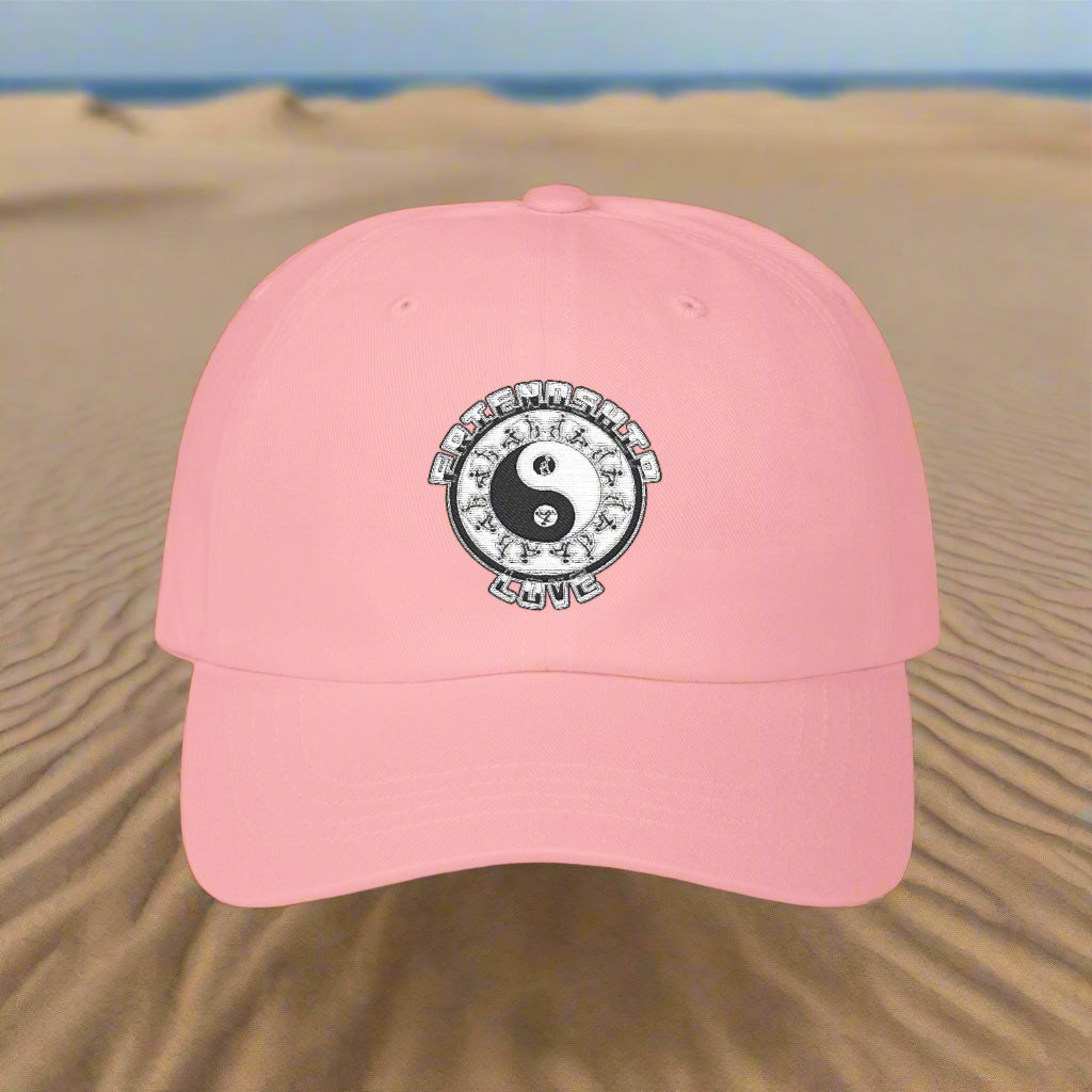 Yin Yang Friendship and Love dad cap hat