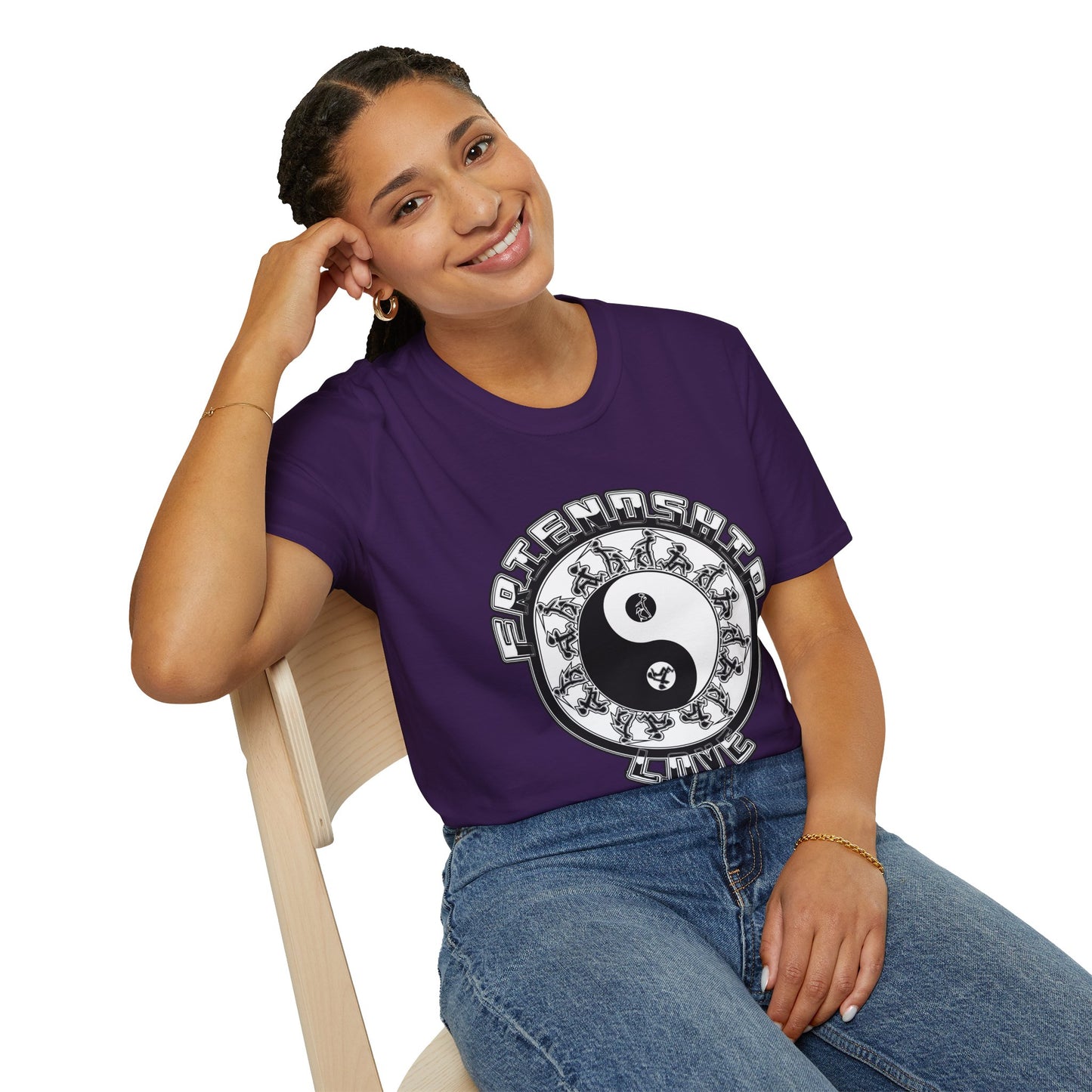 Graphic Unisex T-Shirt - Love Friendship - Alternate - Adult Humor