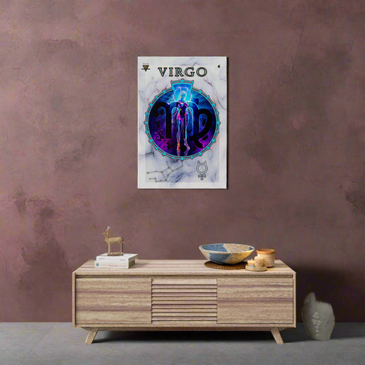 Virgo Cosmic Celestial Purity Poster By Robadezign